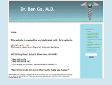 Tablet Screenshot of drbengo.com